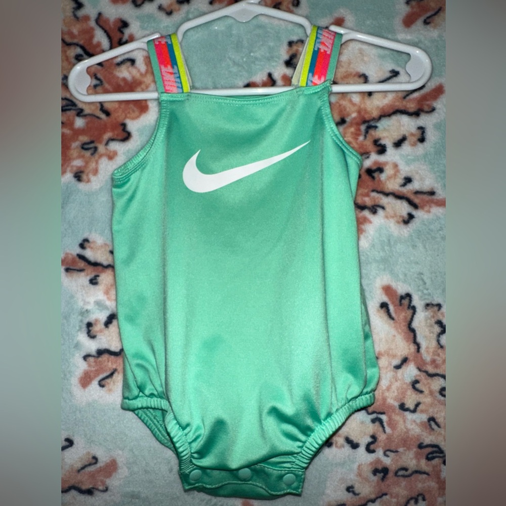 Nike Mint Green Baby Bodysuit